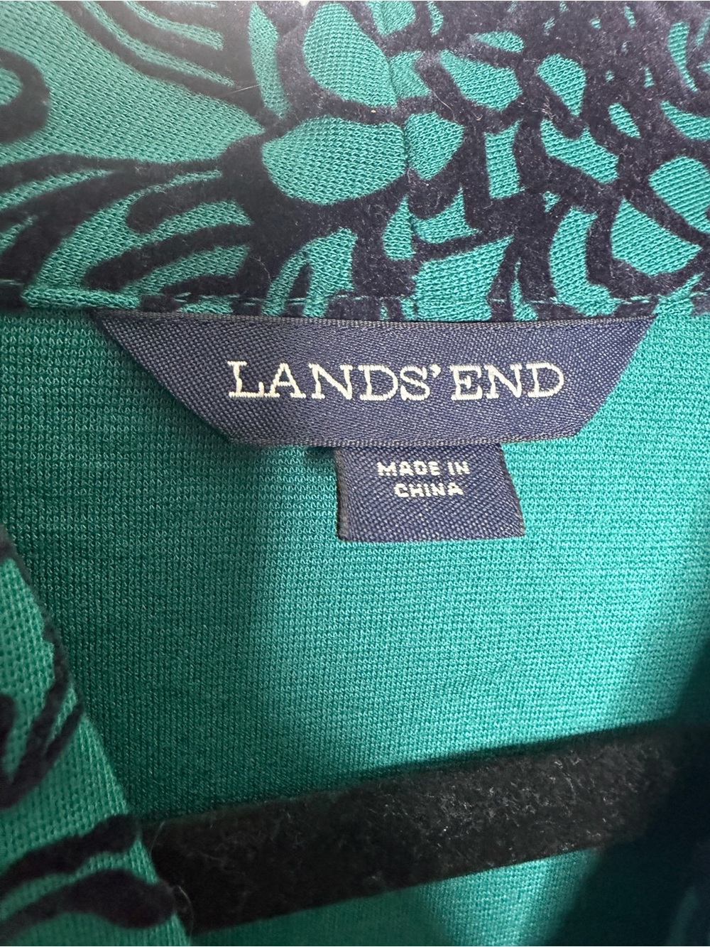 Lands’ End Plus Size Floral Tunic Top | Size 1X - Picture 4 of 9